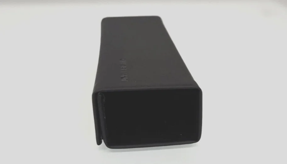 NEW!! CHARMANT Eyeglasses Case Hard Black Magnetic Flap Holder- Foldable 2